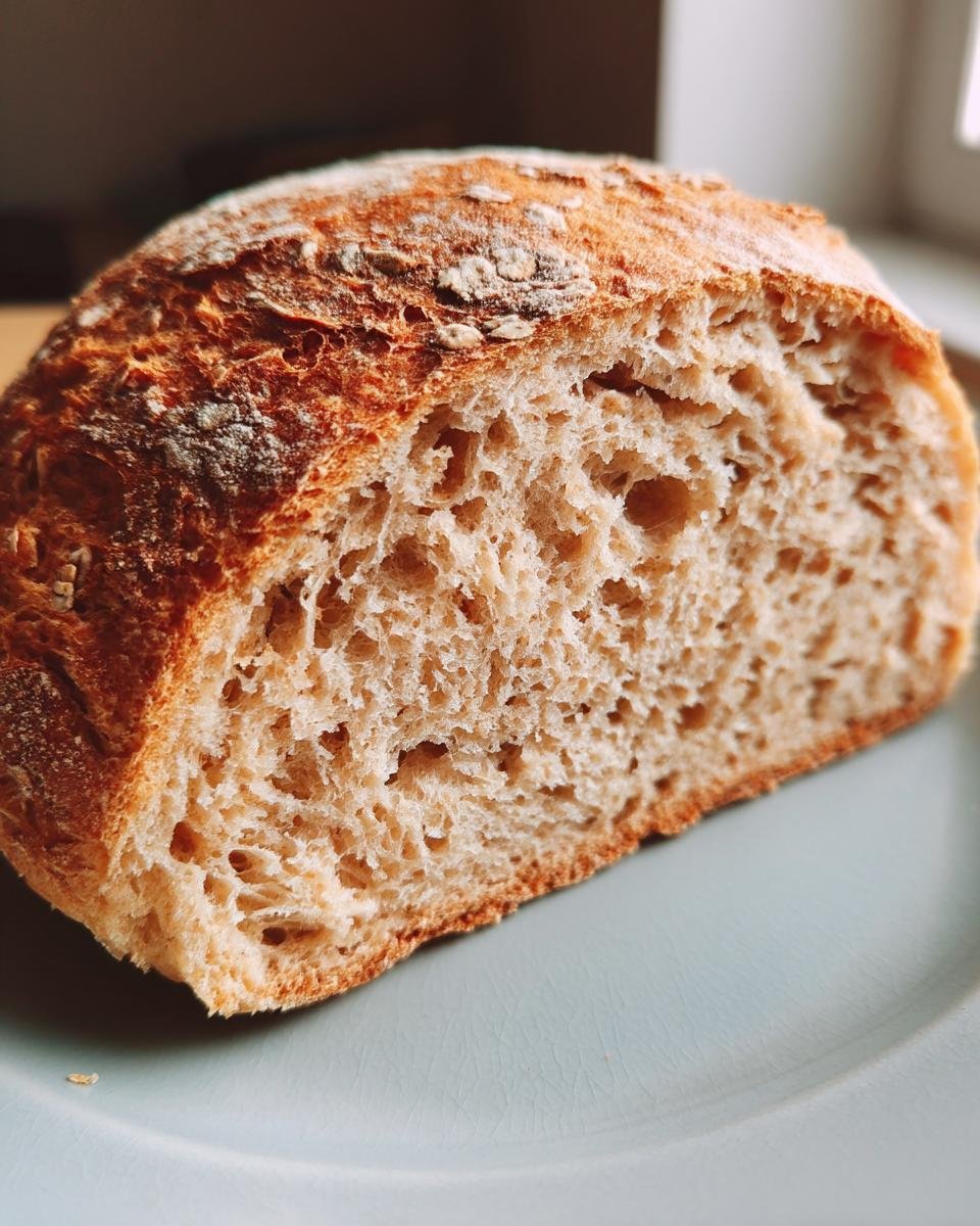 Blender Whole Wheat Bread without Kneading - detail 2