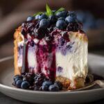 Blueberry Ice Cream Cheesecake