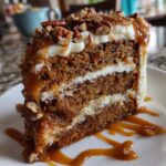 Caramel Pecan Carrot Heaven Cake
