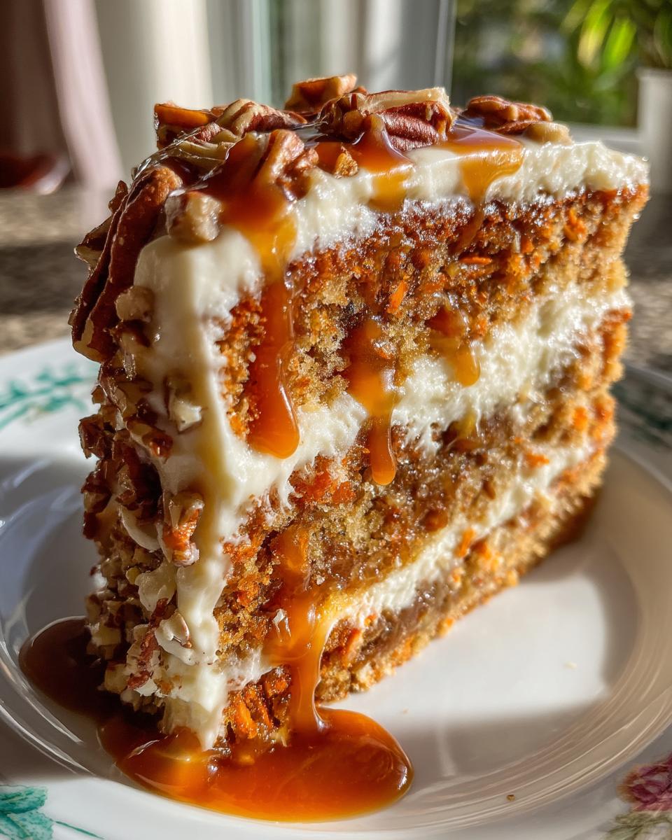 Caramel Pecan Carrot Heaven Cake - detail 2