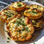 Cheesy Baked Squash Rounds