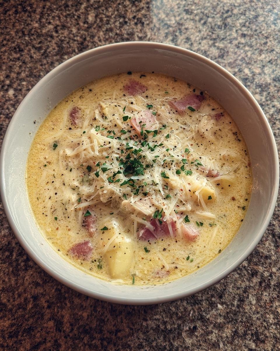 Chicken Cordon Bleu Soup - detail 3