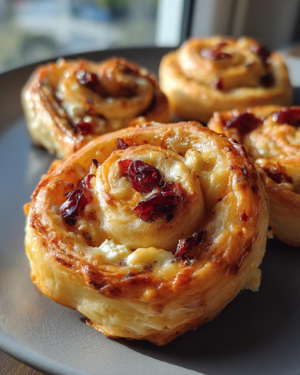 Cranberry Feta Pinwheels - detail 1