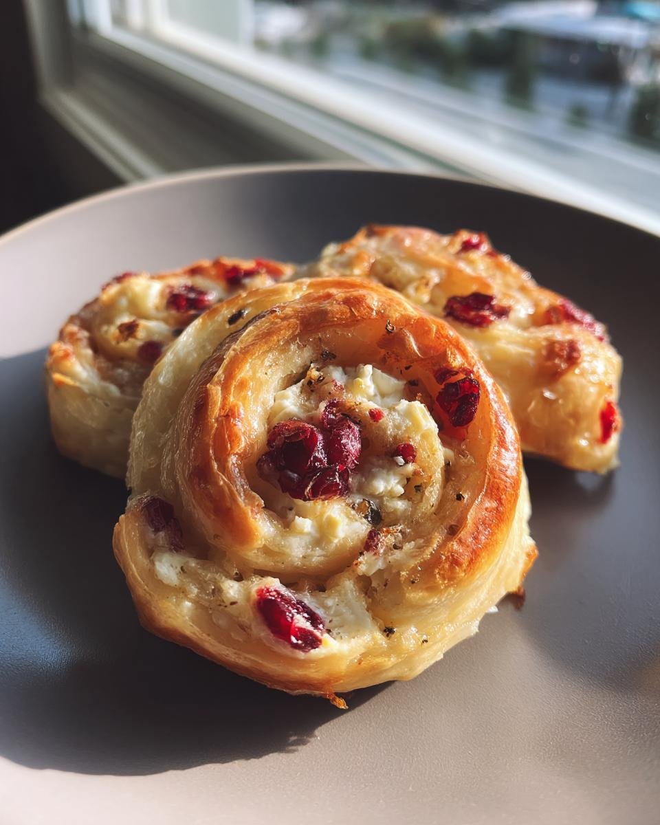 Cranberry Feta Pinwheels - detail 2