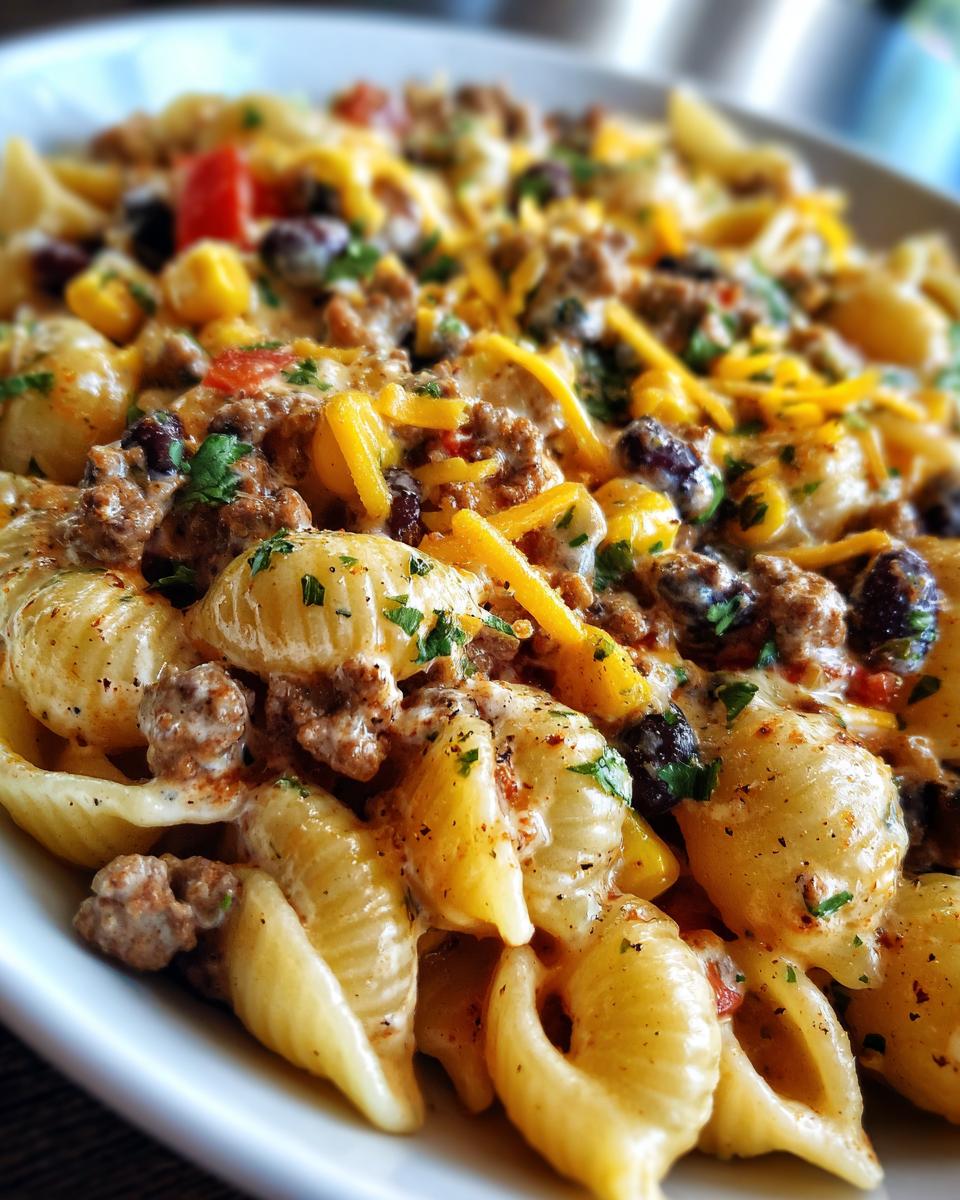 Creamy Ranch Taco Pasta Salad - detail 1