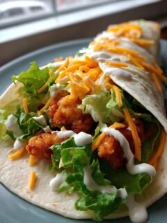 Crispy Chicken Snack Wrap