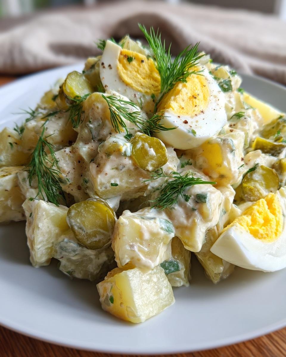 Grandma's Dill Pickle Potato Salad - detail 2