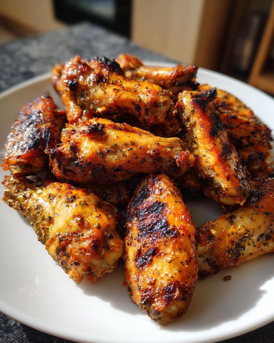 Grilled Lemon Pepper Chicken Wings - detail 3