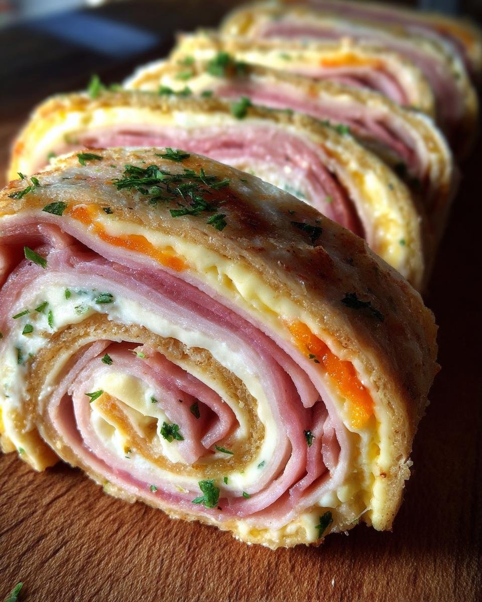 Ham & Turkey Pinwheels - detail 1