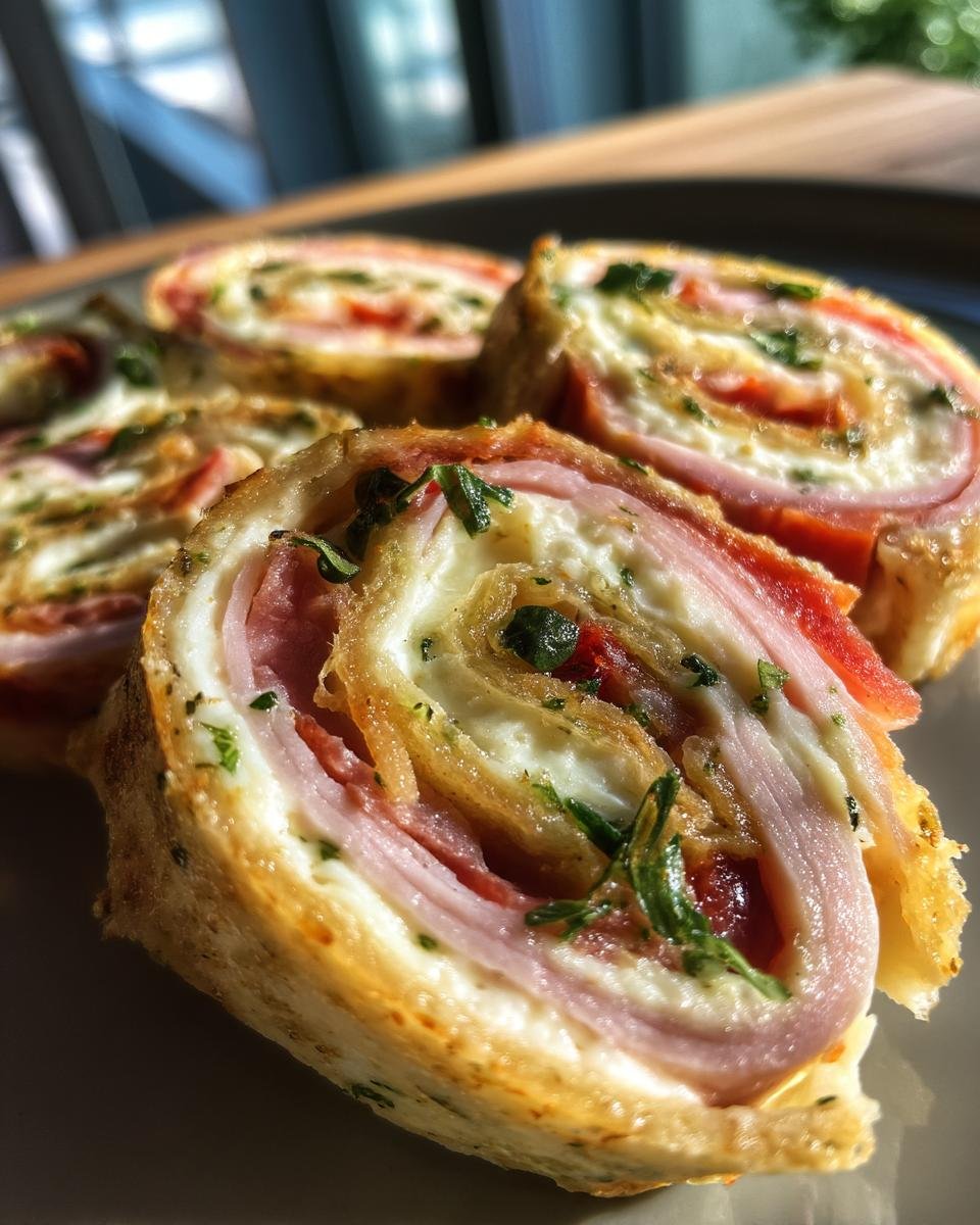 Ham & Turkey Pinwheels - detail 3