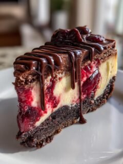 Heavenly Black Forest Cheesecake Delight
