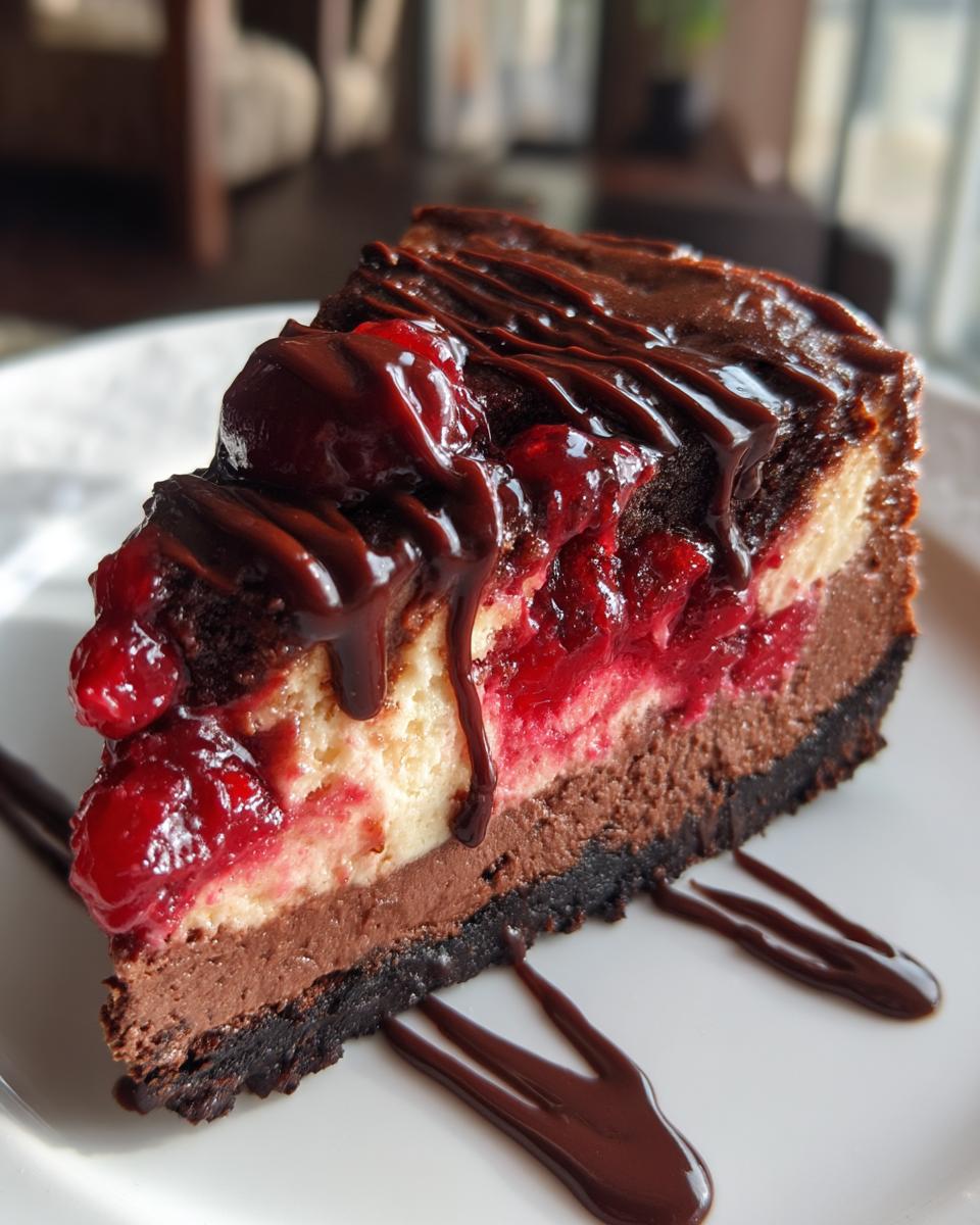 Heavenly Black Forest Cheesecake Delight - detail 5