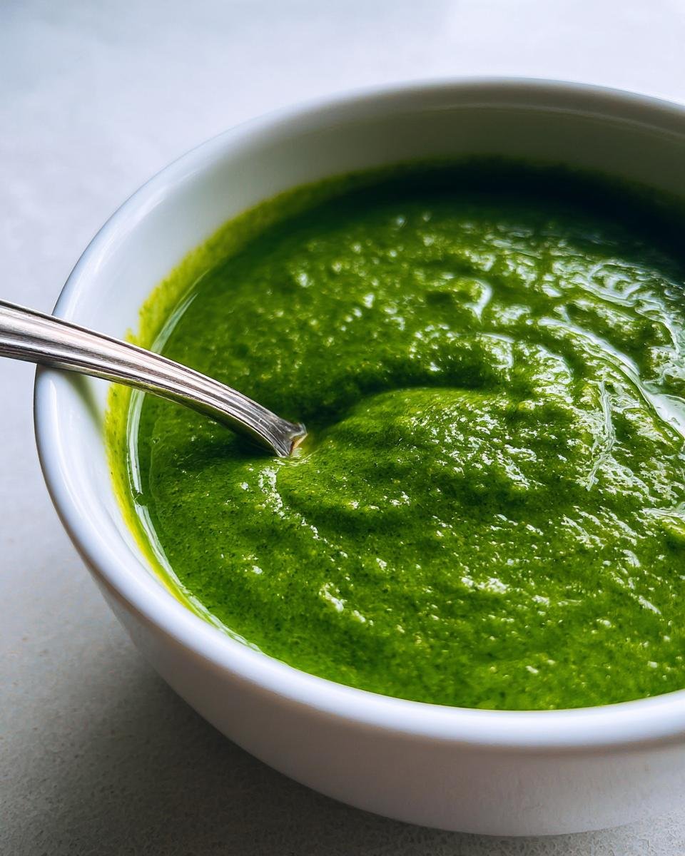 Homemade Green Enchilada Sauce - detail 1
