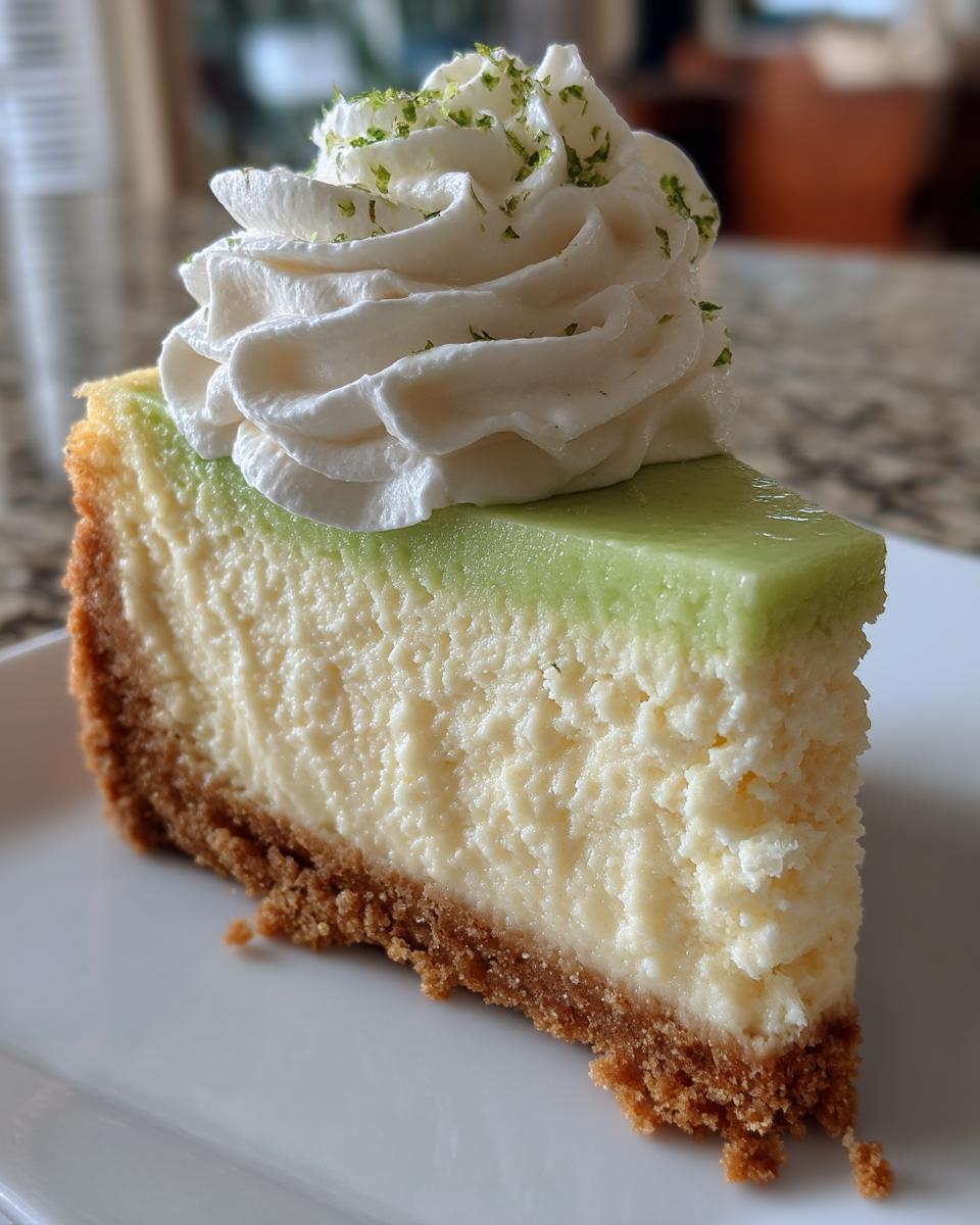 Key Lime Cheesecake - detail 1
