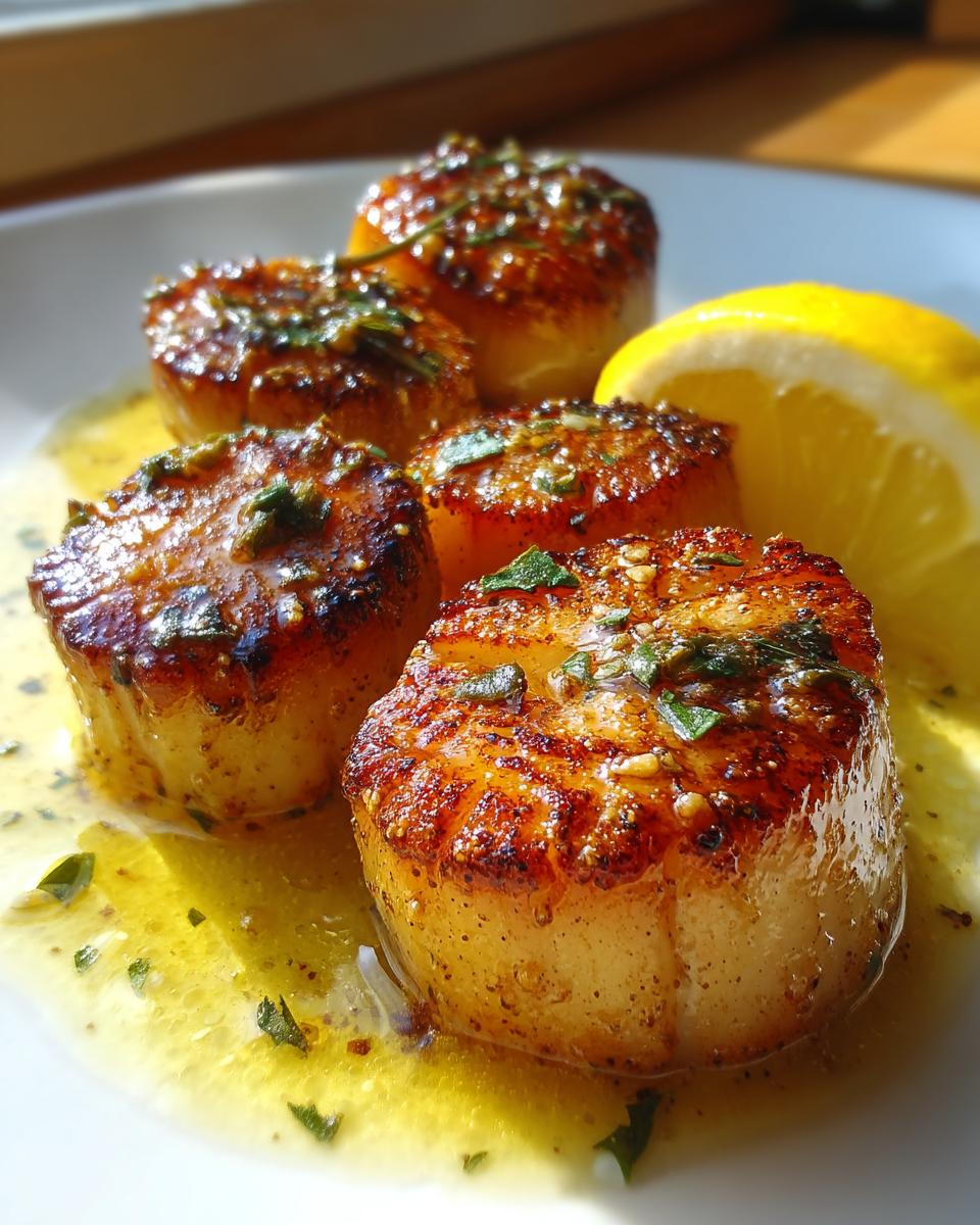 LEMON BUTTER SCALLOPS - detail 1