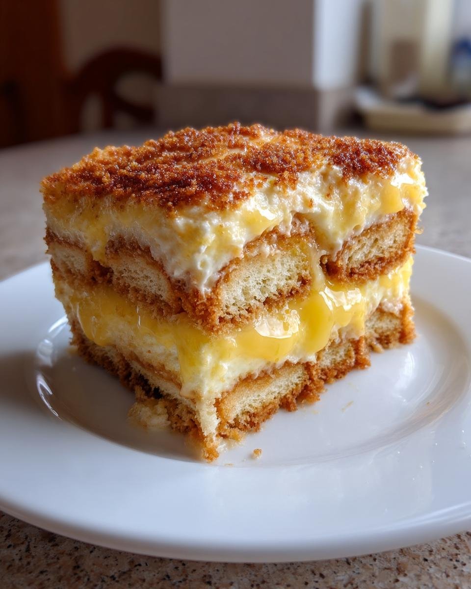 Lemon Tiramisu with Lemon Curd - detail 2