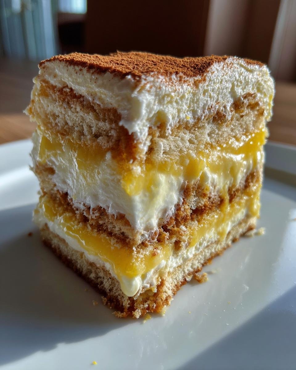 Lemon Tiramisu with Lemon Curd - detail 3