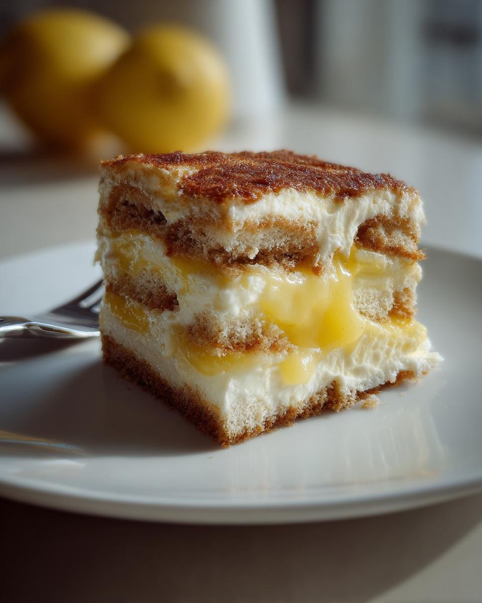 Lemon Tiramisu with Lemon Curd - detail 5