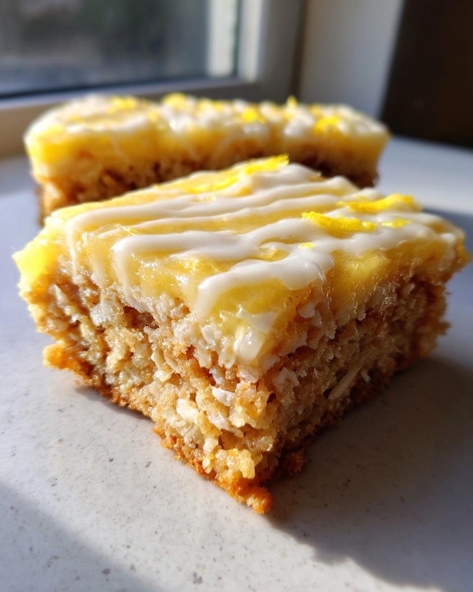Lemon Weet-Bix Slice - detail 1