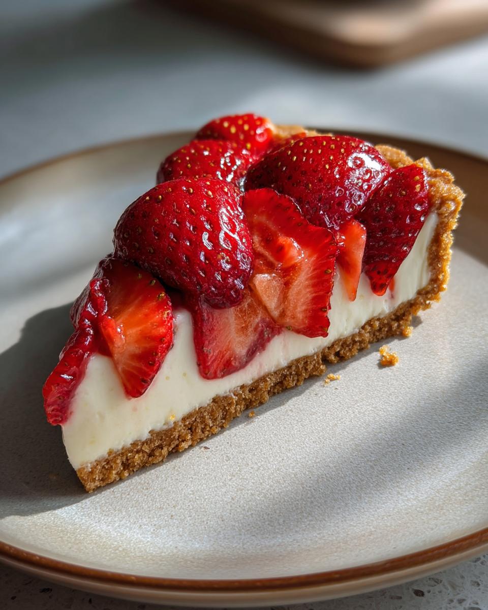 Mascarpone and Strawberry Tart - detail 1