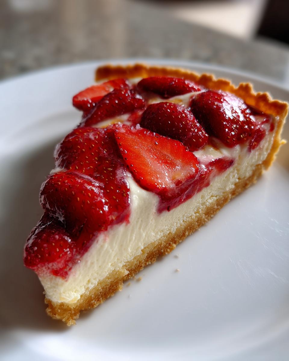 Mascarpone and Strawberry Tart - detail 2