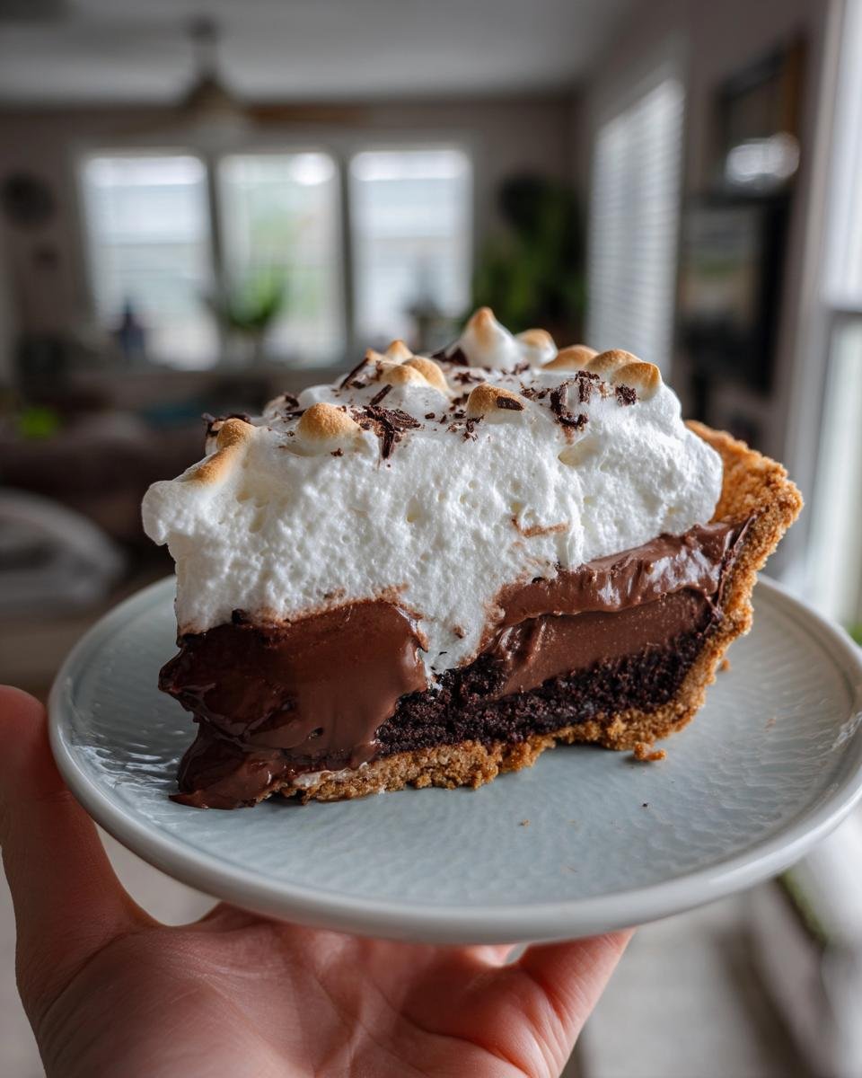 No-Bake Chocolate Marshmallow Pie - detail 2