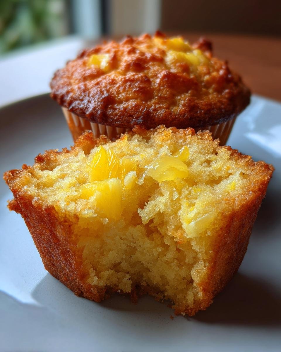 Pineapple Muffins - detail 2