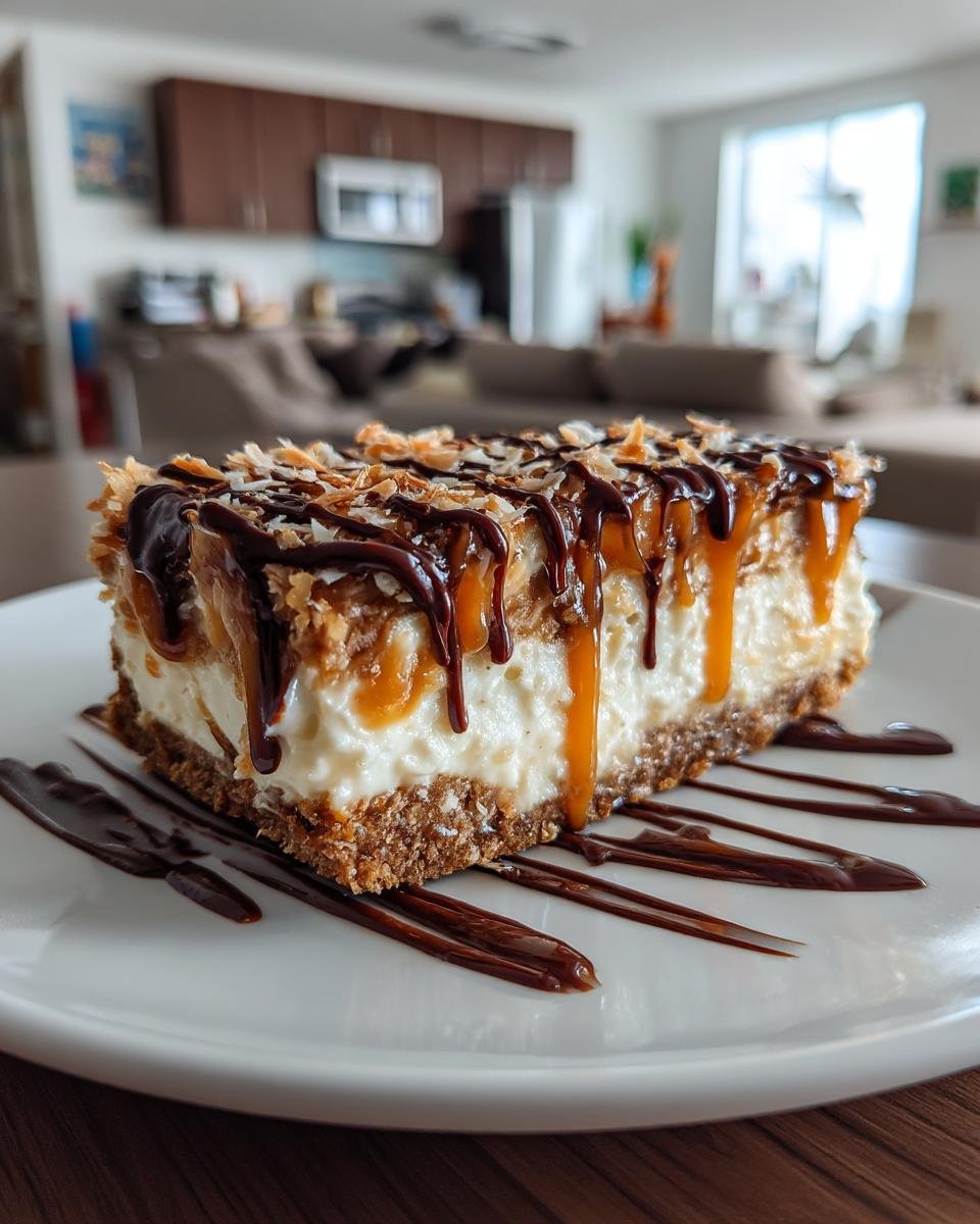 Samoa Cheesecake - detail 2