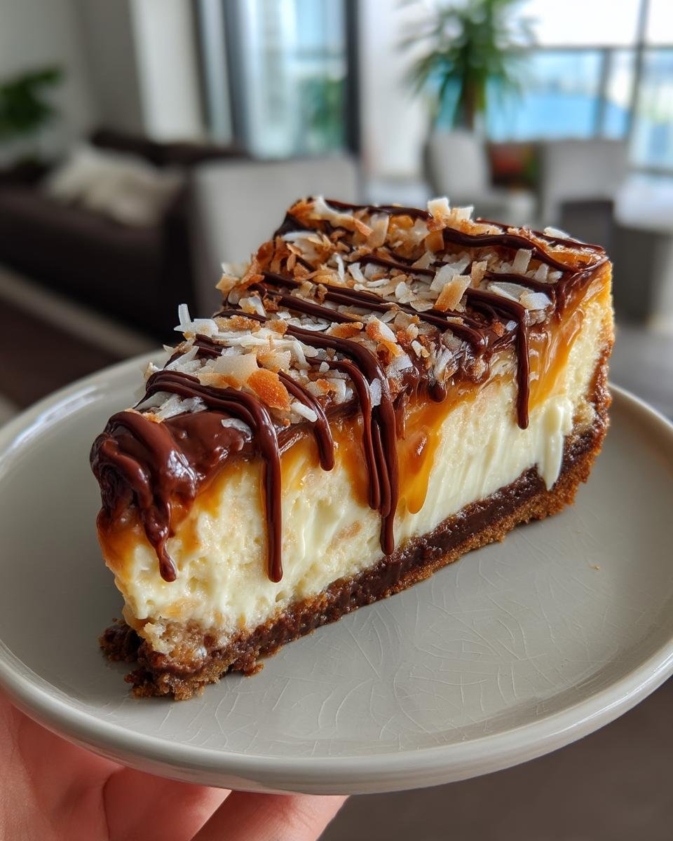 Samoa Cheesecake - detail 3
