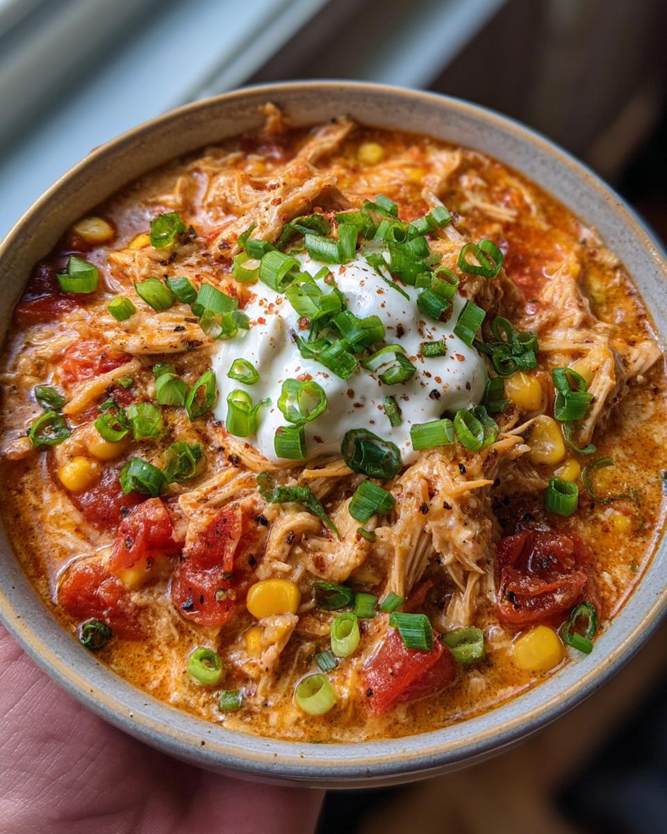 Slow Cooker Cream Cheese Crack Chicken Chili - detail 1