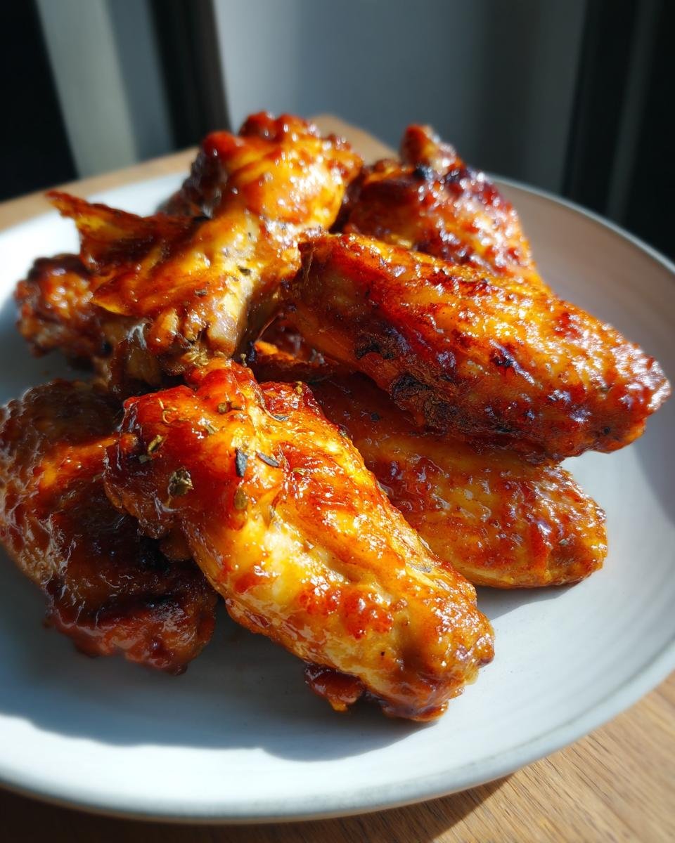 Slow Cooker Sweet and Spicy Barbecue Wings - detail 1