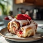 Strawberry Cheesecake Cinnamon Rolls