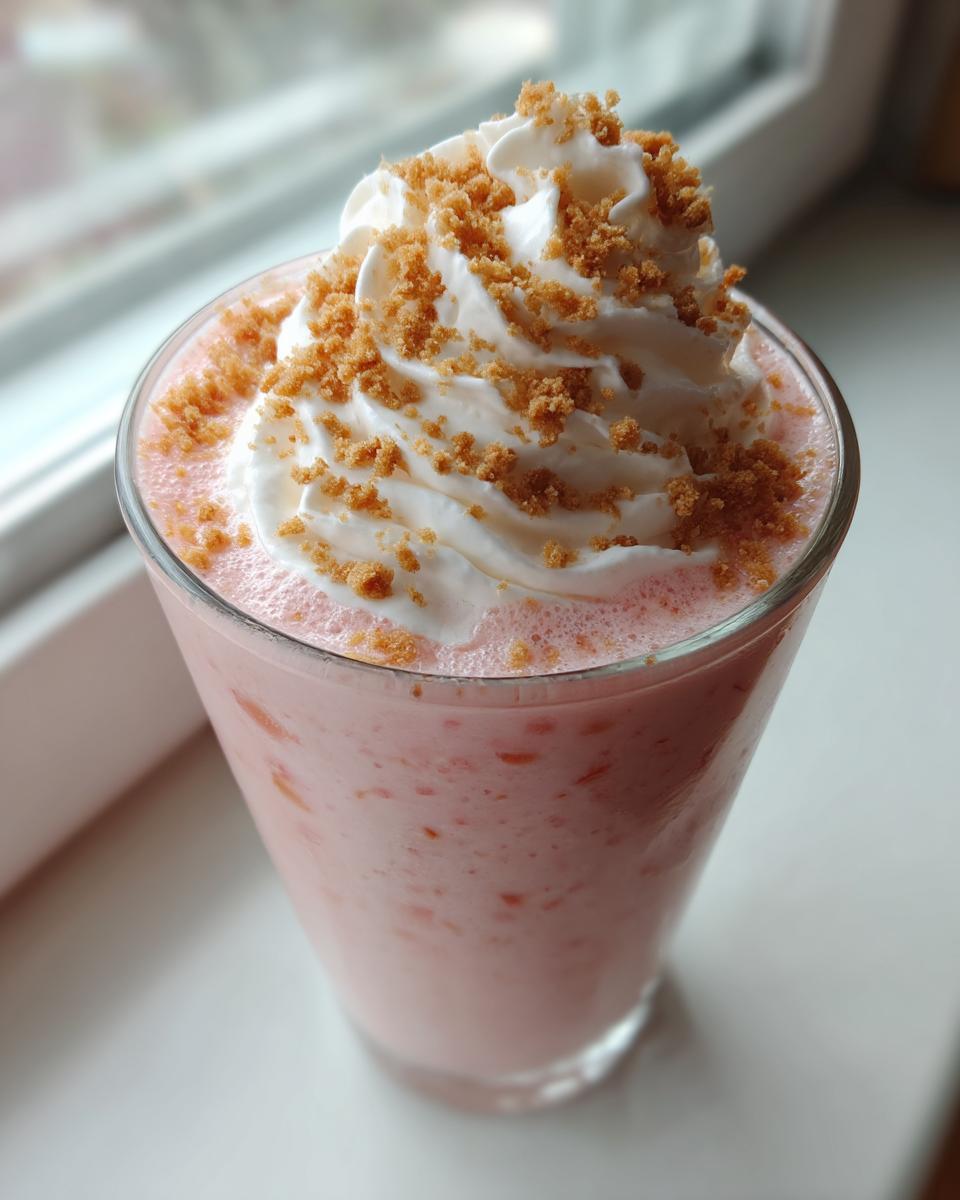 Strawberry Shortcake Frappuccino Starbucks Copycat - detail 1