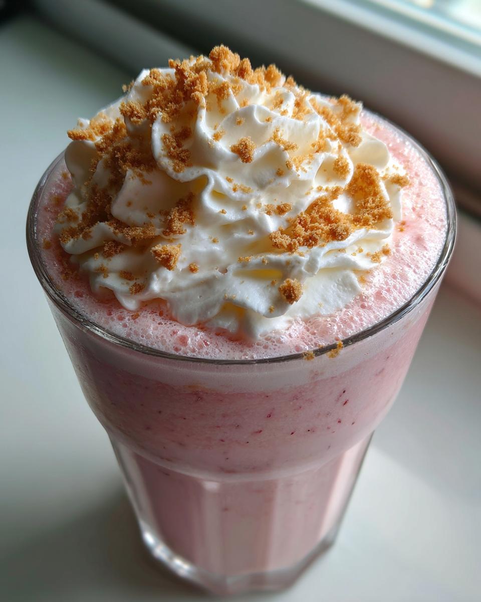 Strawberry Shortcake Frappuccino Starbucks Copycat - detail 2