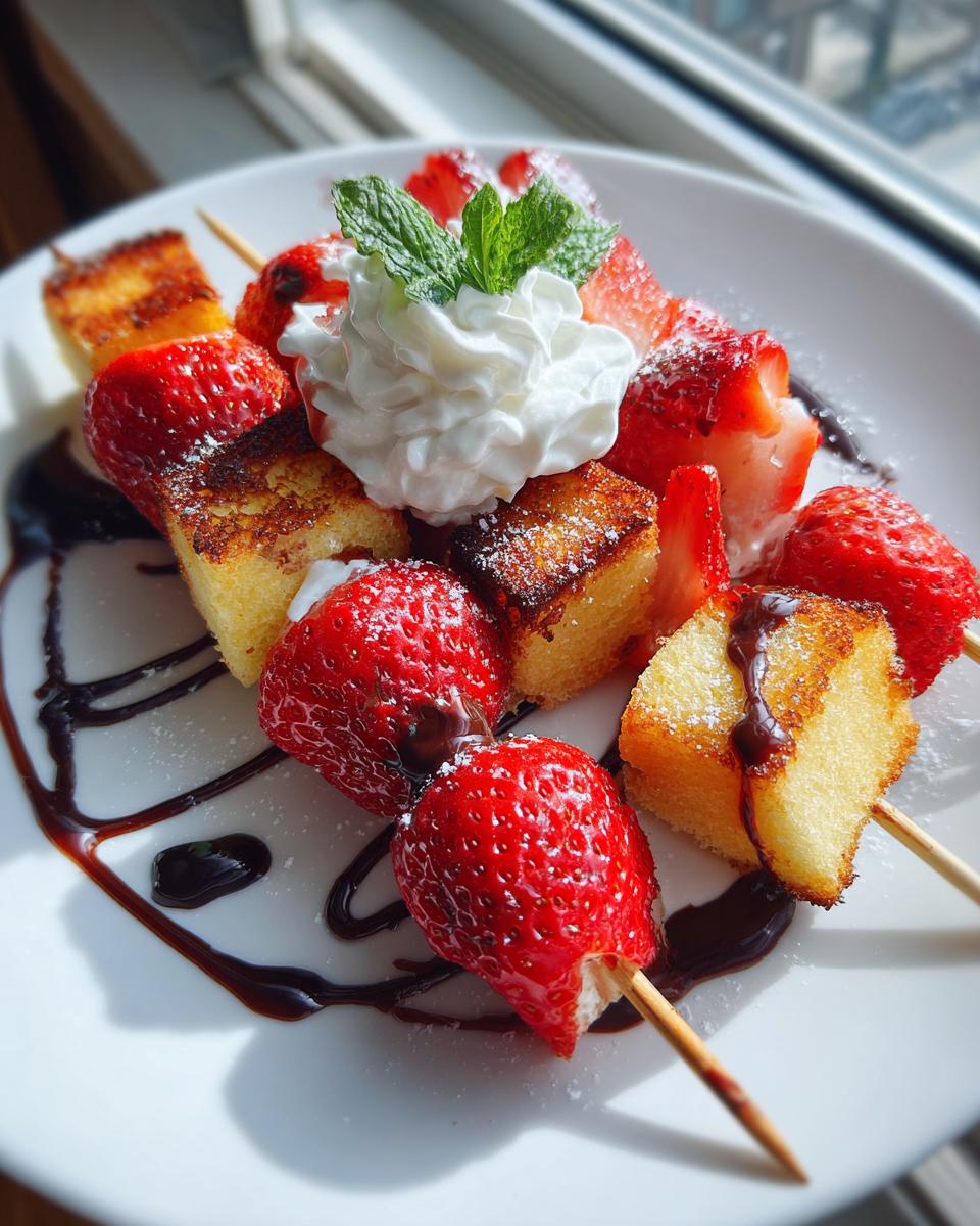 Strawberry Shortcake Kabobs - 2 Ways! - detail 1