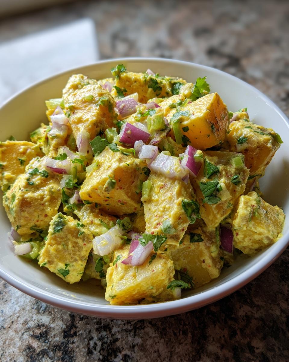 Curried Yellow Potato Salad - detail 3