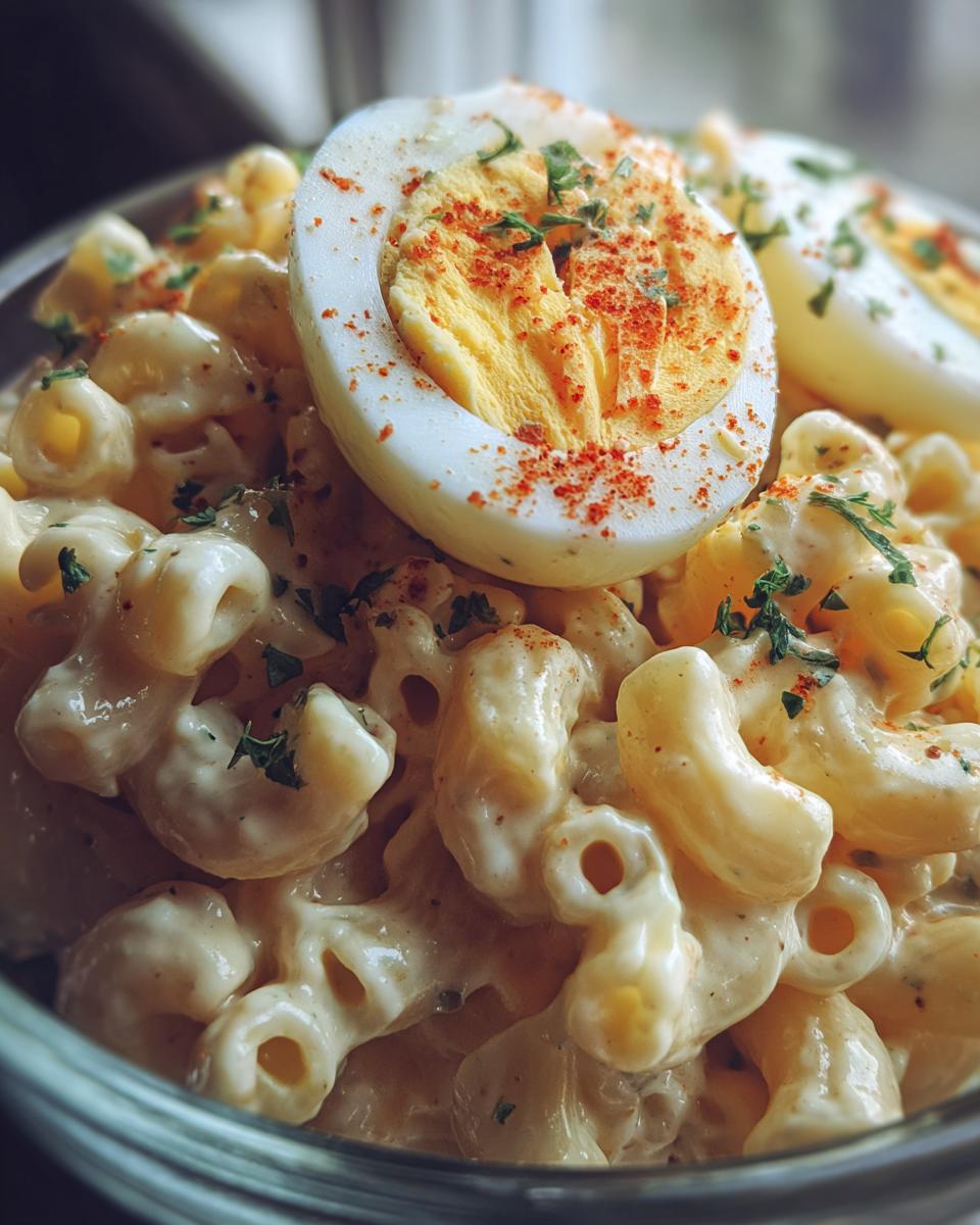 Deviled Egg Macaroni Salad - detail 1