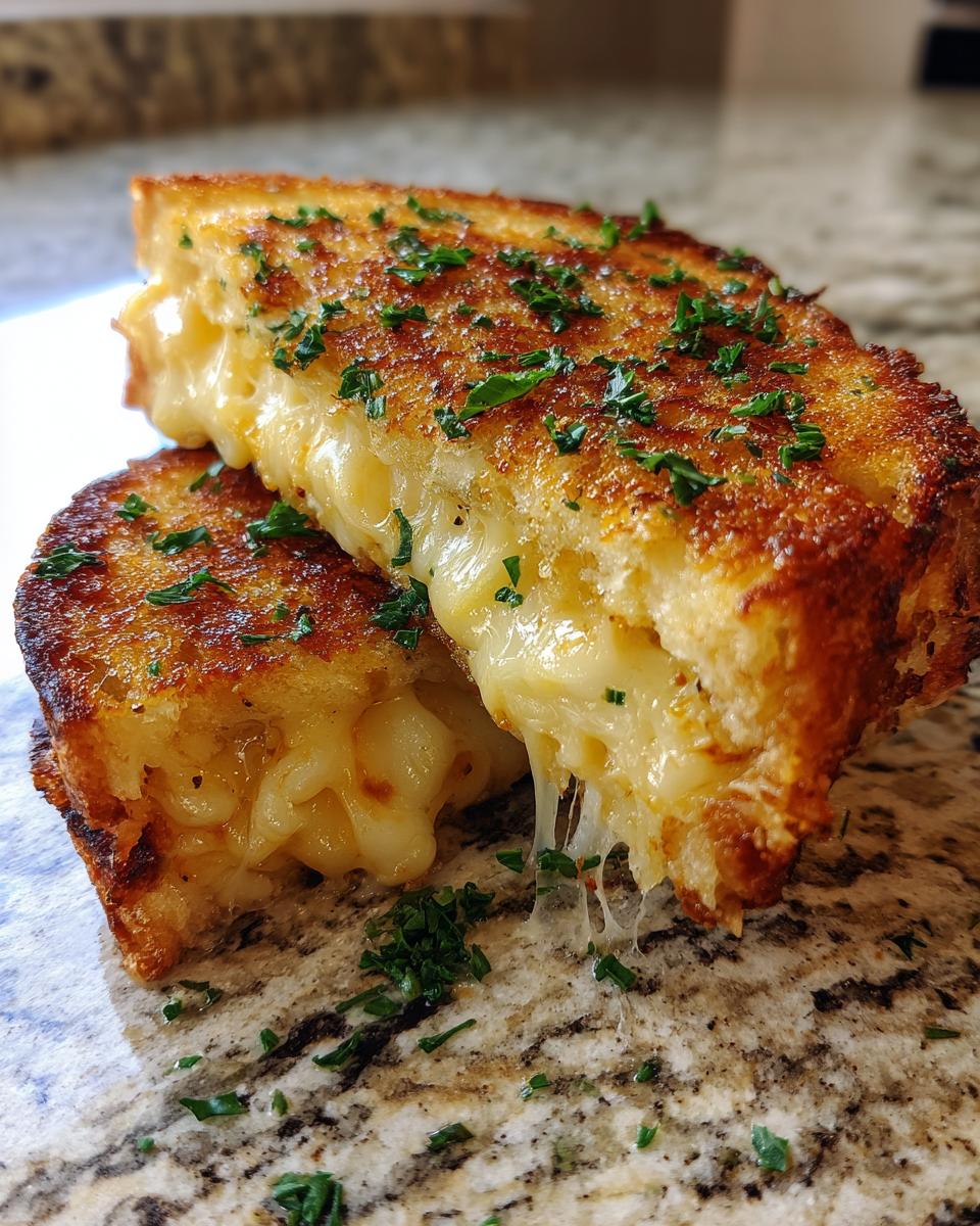 Garlic Bread Grilled Cheese - detail 3