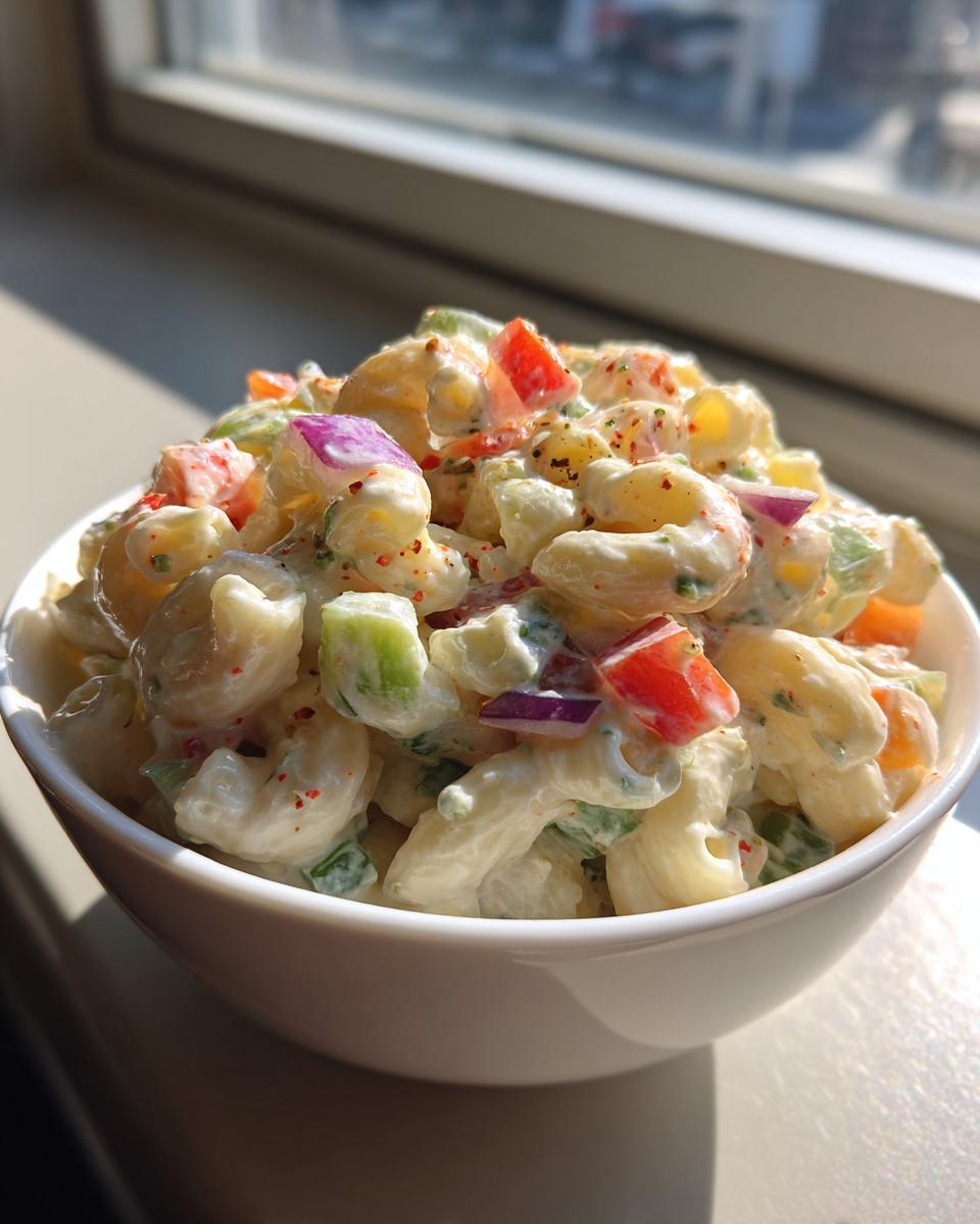 Greek Yogurt Macaroni Salad - detail 2