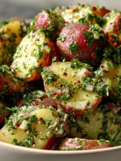 Herbed French Potato Salad (No Mayo)