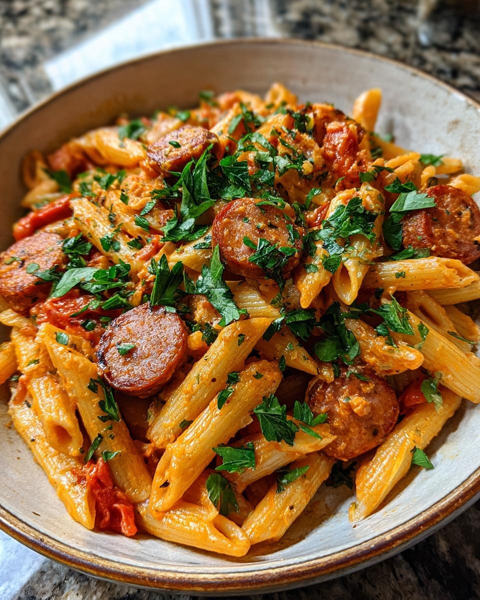 One-Pot Smoked Sausage Pasta - detail 6