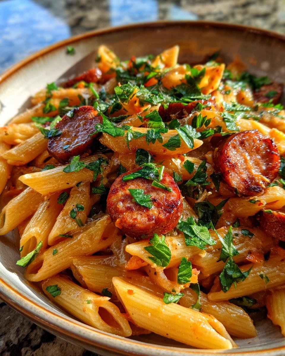 One-Pot Smoked Sausage Pasta - detail 7