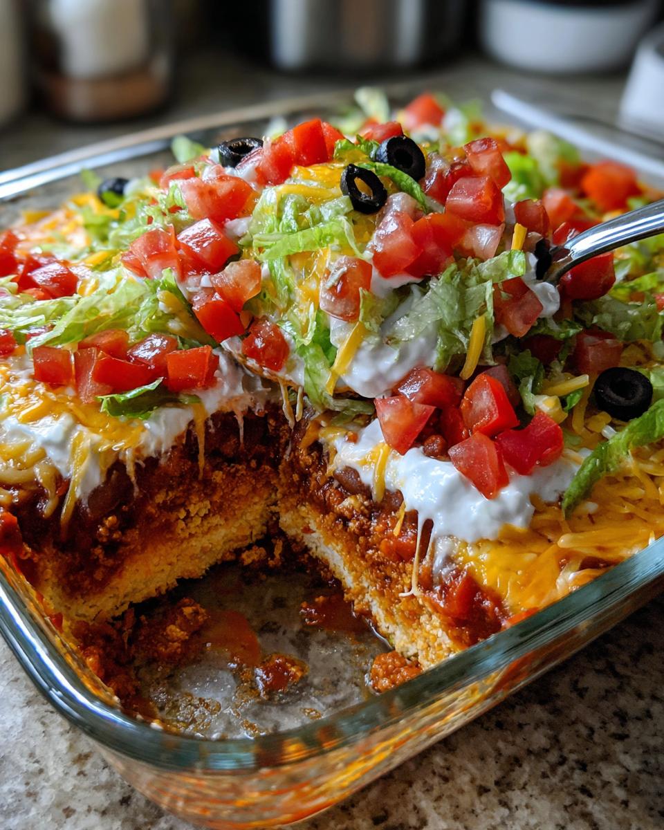 Seven-Layer Taco Dip - detail 4
