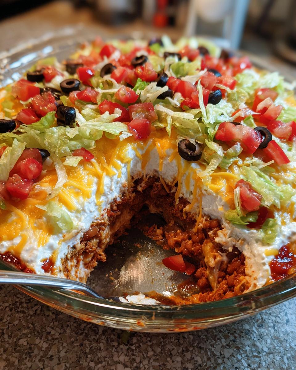 Seven-Layer Taco Dip - detail 6
