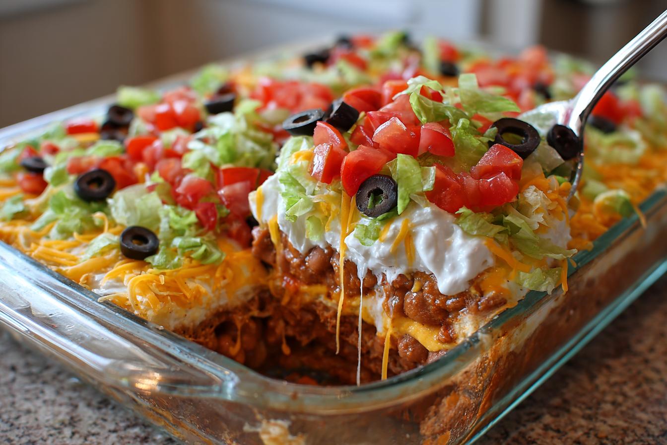 Seven-Layer Taco Dip - detail 7