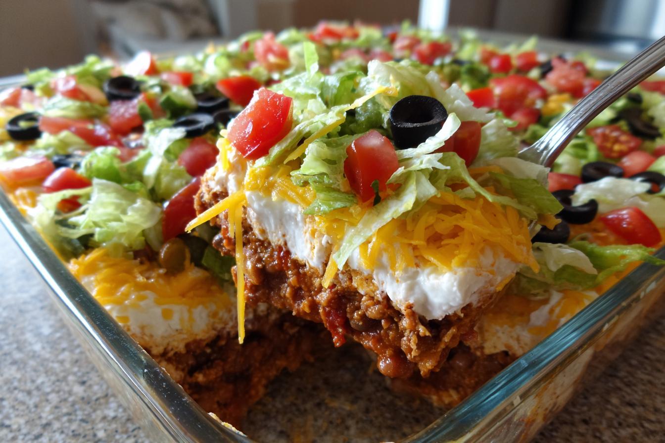 Seven-Layer Taco Dip - detail 8
