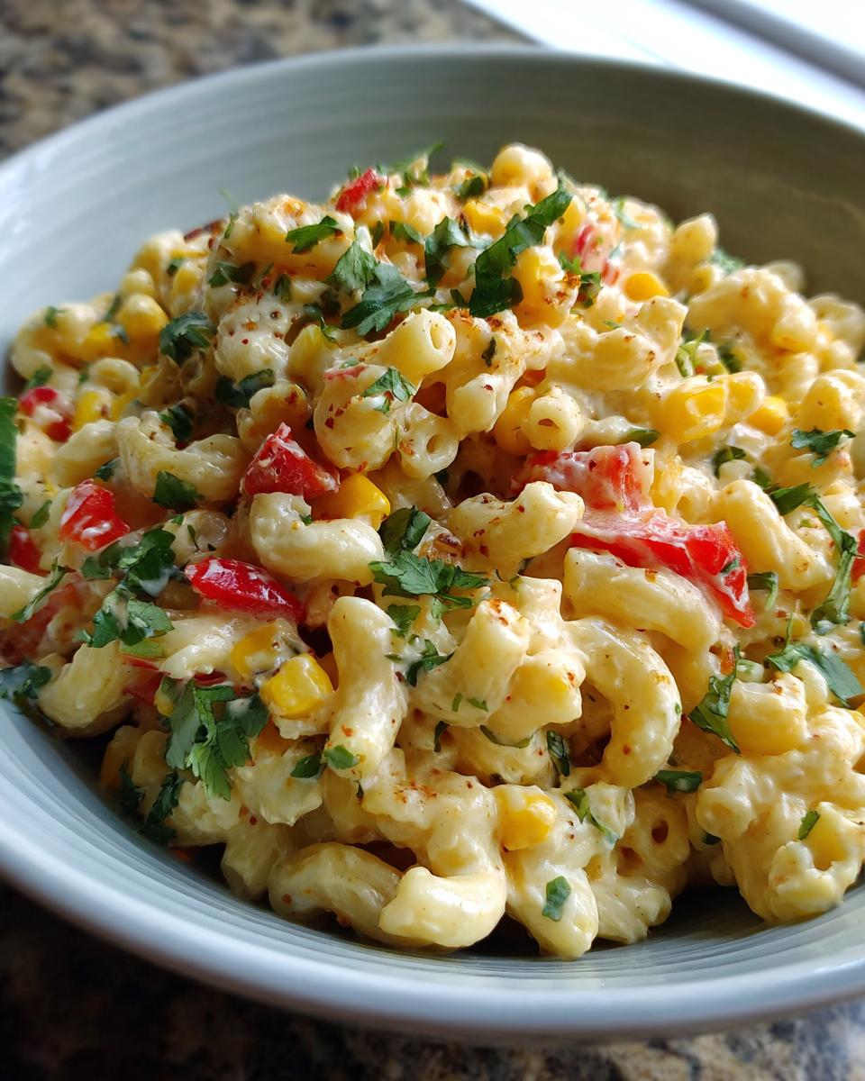 Southwest Chipotle Macaroni Salad - detail 3