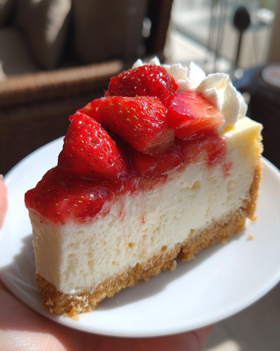 Strawberry Shortcake Cheesecake - detail 3