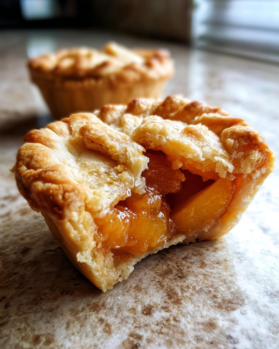 Two Ingredient Mini Peach Pies - detail 1
