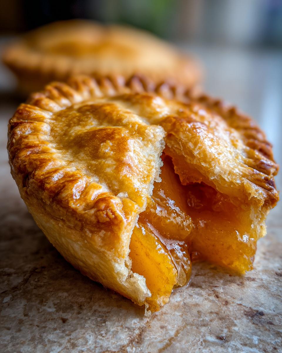 Two Ingredient Mini Peach Pies - detail 3
